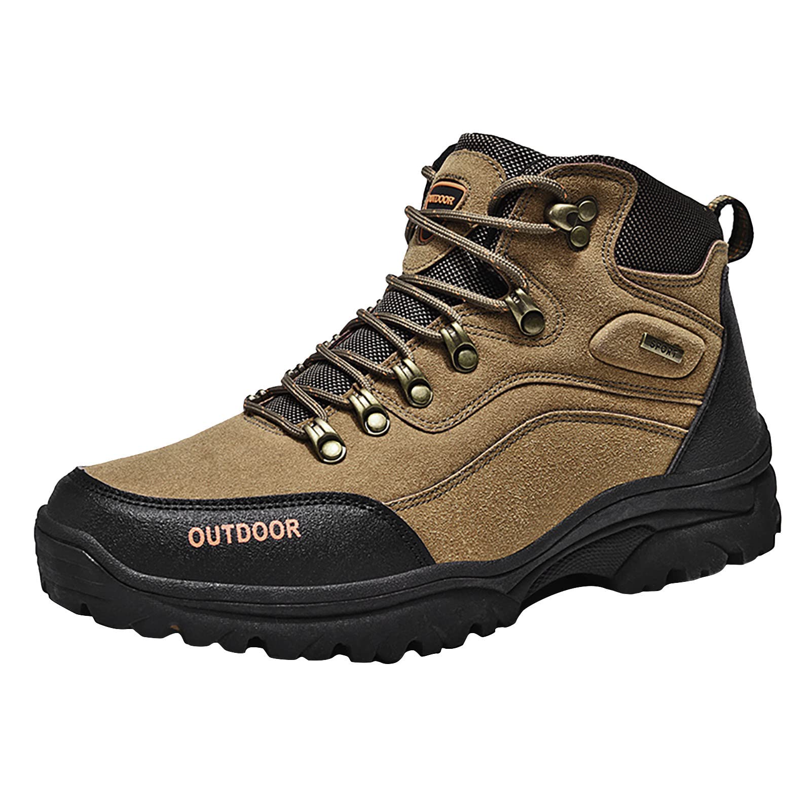 Shije Men's Waterproof Hiking Boots - Lightweight Outdoor Trekking Shoes for Mountain Climbing & Trail Walking - Perfect for Camping, Backpacking & Adventure Travel