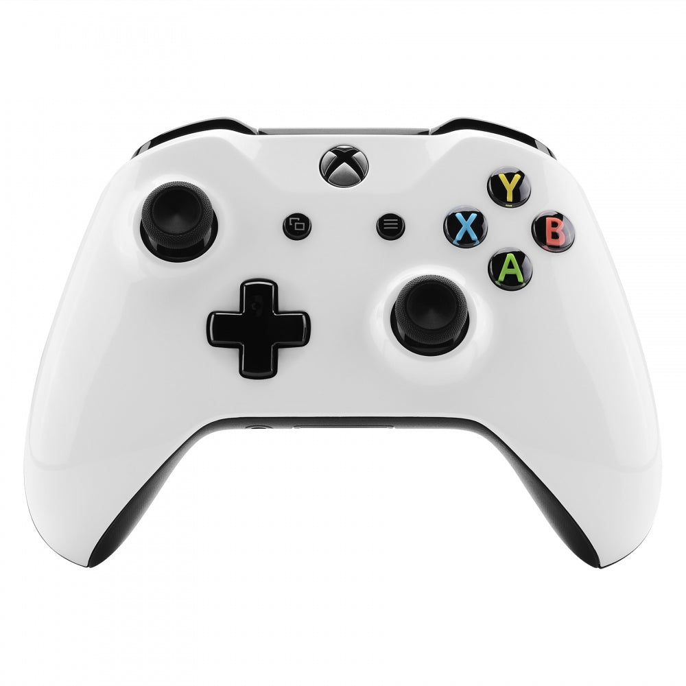 Glow in The Dark Front Housing Shell Faceplate for Microsoft Xbox One X & One S Controller (Model 1708) - Custom Replacement Cover with Enhanced Grip - Perfect for Gaming in Low Light & Nighttime Play