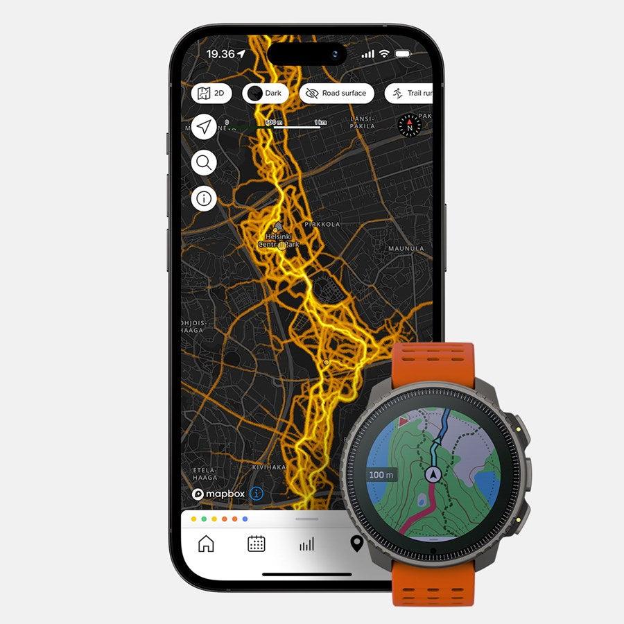 Suunto Vertical Solar GPS Watch - Stainless Steel or Titanium - Outdoor Adventure, Hiking & Fitness Tracking - Perfect for Camping, Running & Water Sports