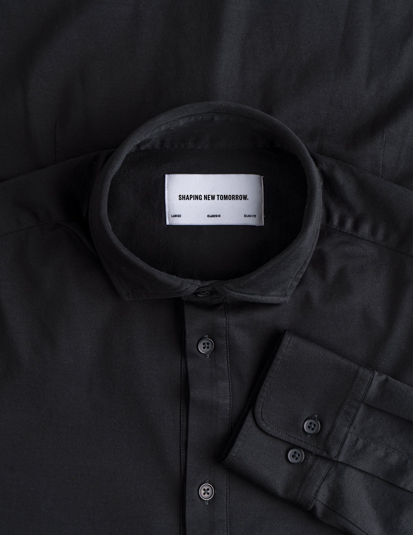 Classic Black Regular Fit Shirt for Men - Stylish & Comfortable for Work, Casual & Formal Occasions