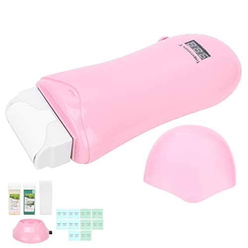 Professional Waxing Roller Depilatory Kit - High Power Roll-On Wax Heater Machine for Hair Removal on Underarms, Arms, Legs & Chest | Perfect for Home Use & Beauty Salons | Smooth Skin for Special Occasions & Daily Grooming