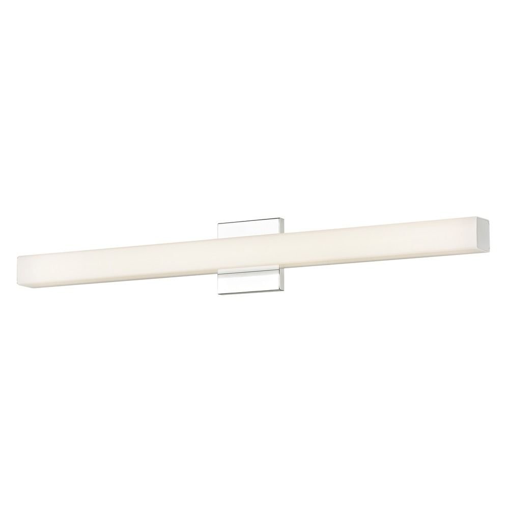 34-Inch LED Bathroom Light - Chrome Finish, Horizontal or Vertical Mounting for Vanity, Mirror & Shower Lighting - Energy Efficient & Waterproof