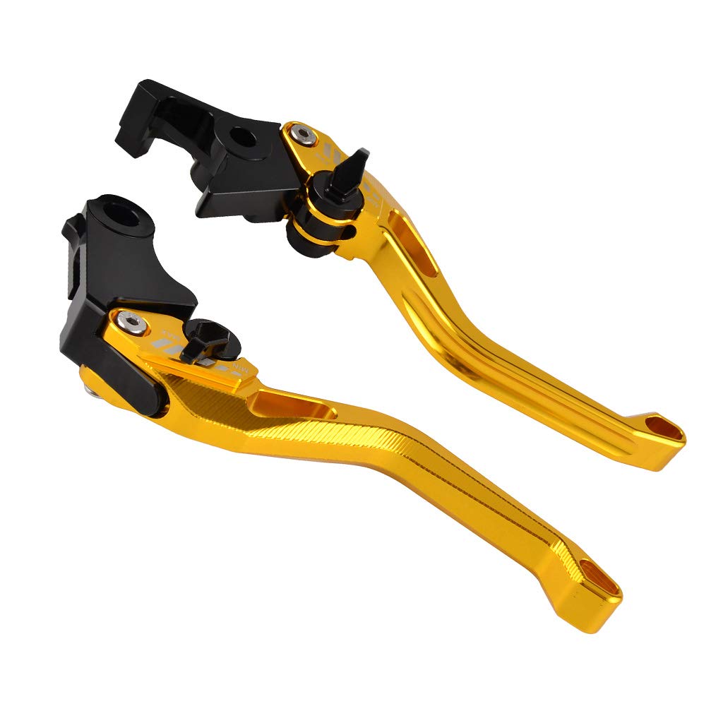 PSLER 5D Rhombus Brake Clutch Levers for Ducati Monster M900 1994-1999 - Gold CNC Aluminum Motorcycle Accessories - Perfect for Street Racing & Custom Bike Upgrades