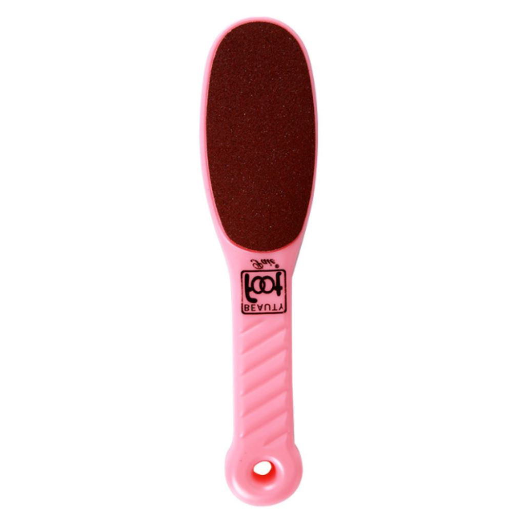 Pink PVC Foot File - Washable & Sanitizable Callus Remover for Soft Feet - Perfect for Pedicures, Home Spa & Foot Care Routine