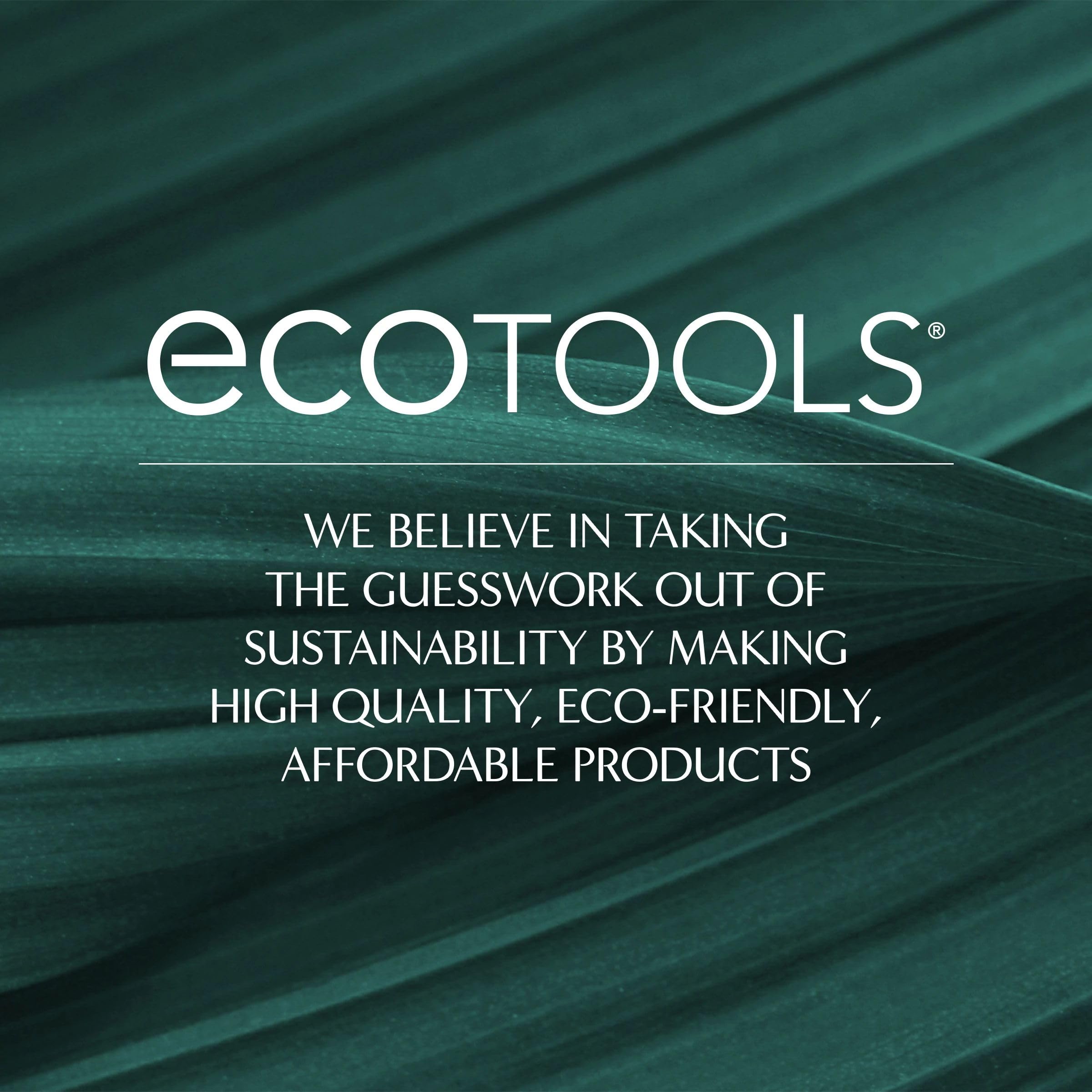 EcoTools Daily Defined Eye Brush Kit - 5 Piece Set for Liquid, Powder & Cream Eyeshadow & Eyeliner Application | Vegan, Cruelty-Free Synthetic Makeup Brushes | Perfect for Everyday Makeup & Professional Looks