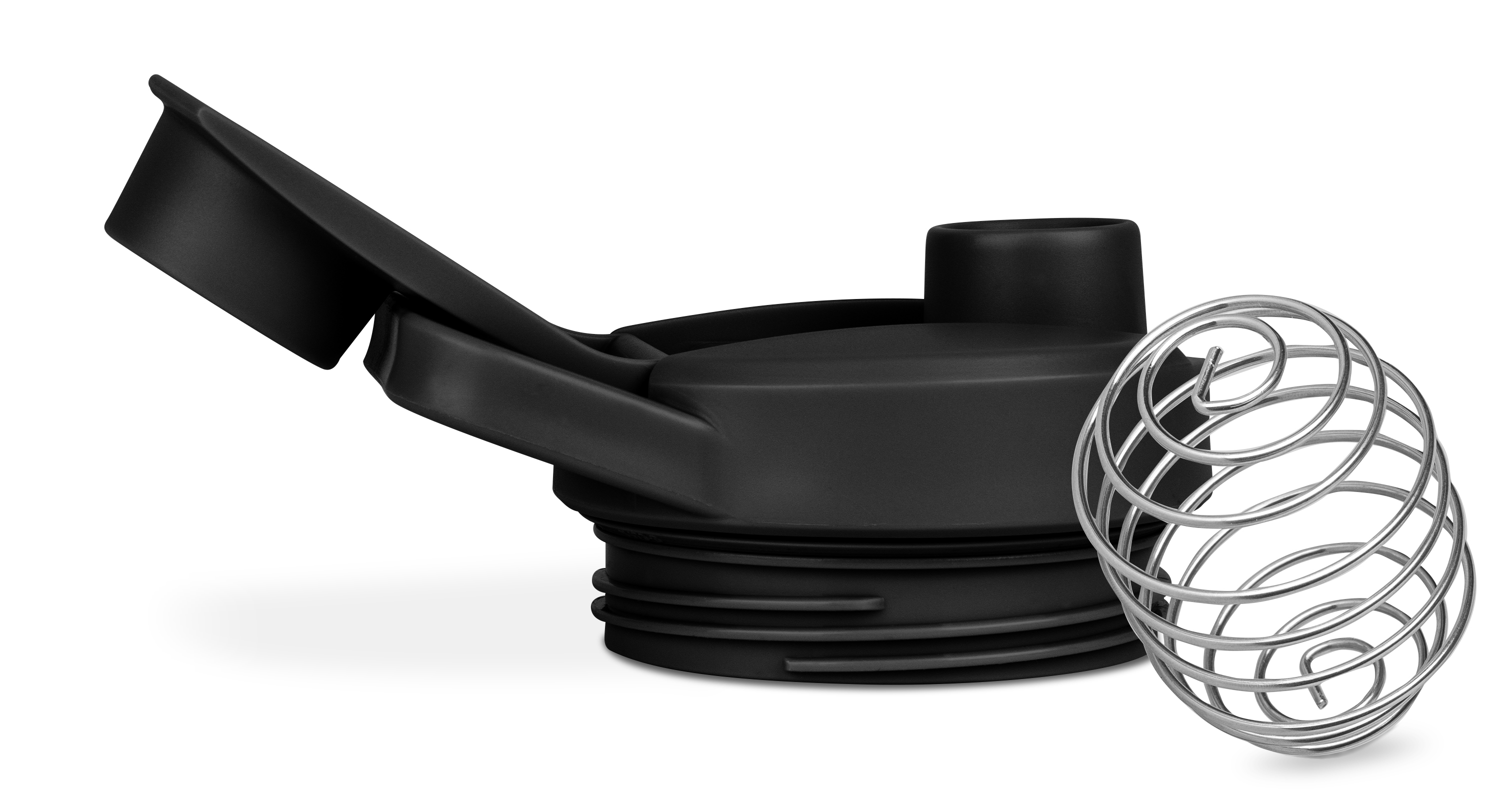 Premium Protein Shaker Lid with Stainless Steel Mixing Ball - Leak-Proof Design for Gym, Workout & Post-Training Recovery