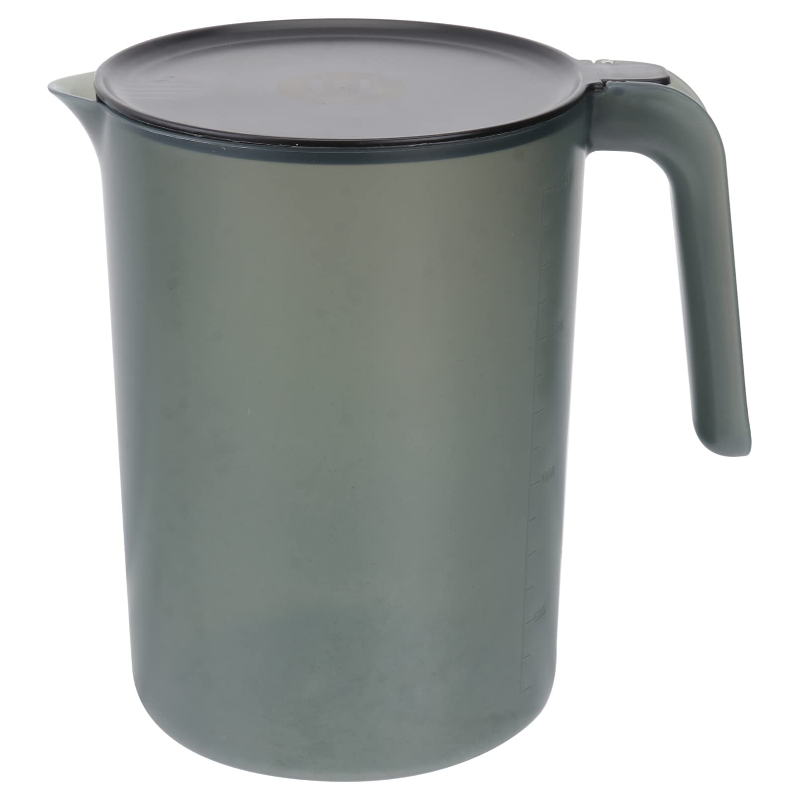 DOITOOL 2L Clear Plastic Pitcher with Lid - Large Water Jug for Hot & Cold Beverages, Iced Tea, Coffee, Juice - Perfect for Refrigerator, Parties, Restaurants & Home Use