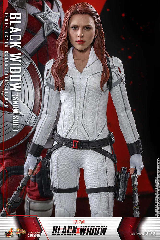 Hot Toys Marvel Comics Black Widow (Snow Suit Version) 1/6 Scale Collectible Action Figure - Perfect for Display, Collection, and Marvel Fans Gift