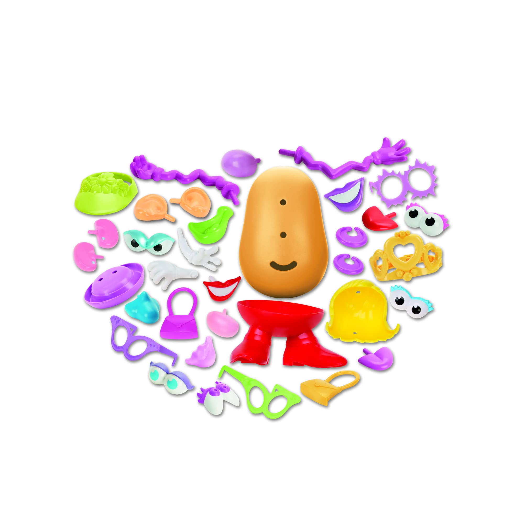 Mrs. Potato Head Silly Suitcase Parts & Pieces - Fun Toddler Toy for Kids 3+ | Amazon Exclusive | Pretend Play & Travel Companion for Preschoolers