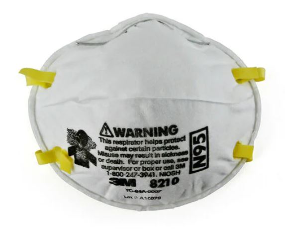 3M 8210 N95 Respirator Mask - 20 Pack | NIOSH Certified for Dust, Pollen & Airborne Particles | Ideal for Construction, Woodworking & Home Improvement Projects