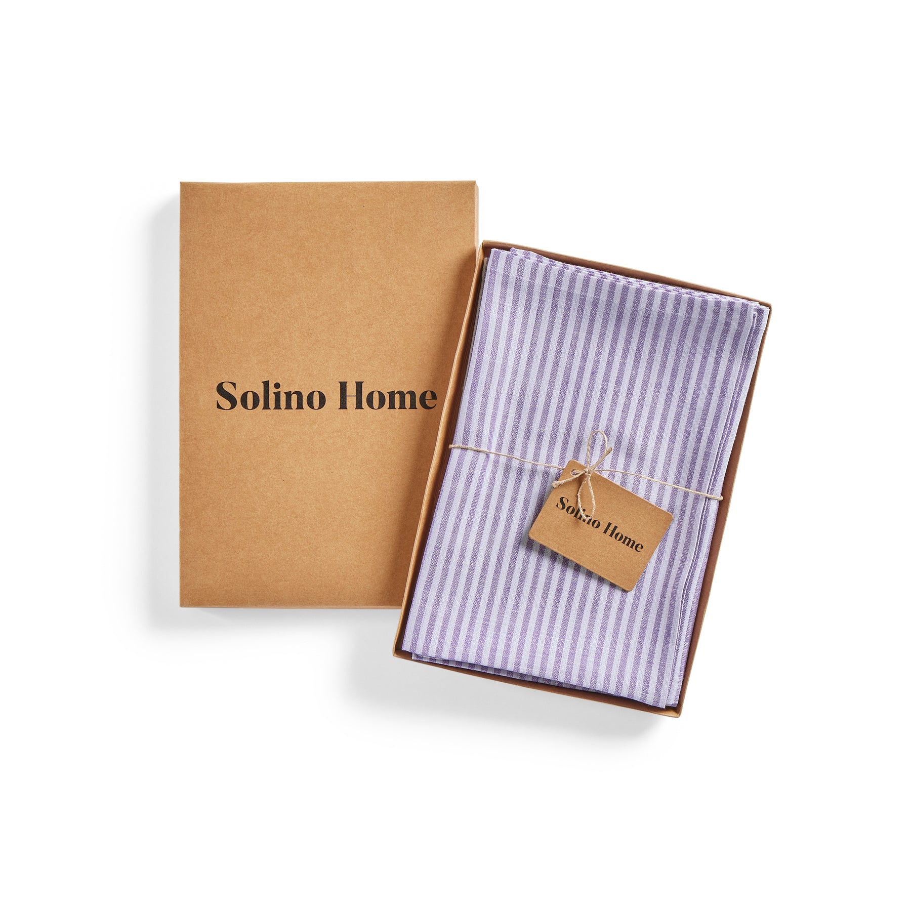 Elegant Narrow Stripe Napkins Set of 4 - Premium Cotton Table Linens for Dinner Parties, Weddings & Formal Dining - Washable & Reusable Cloth Napkins for Everyday Use