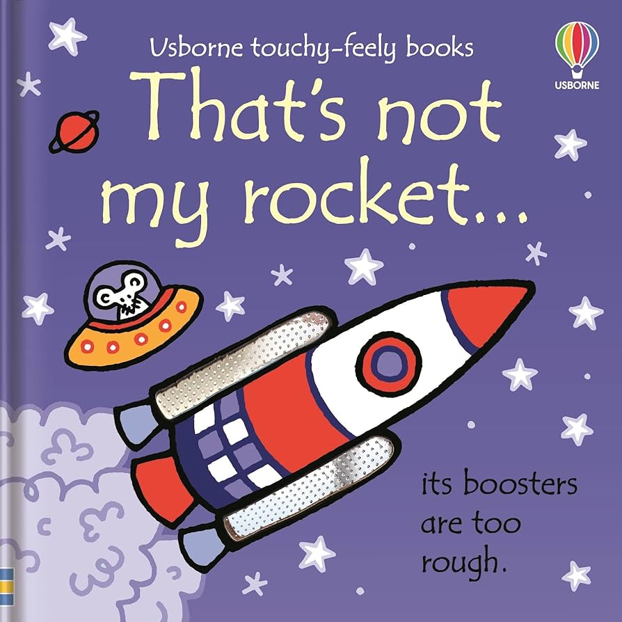 Usborne That's Not My Rocket - Interactive Sensory Board Book for Toddlers & Babies - Perfect for Early Learning & Bedtime Reading