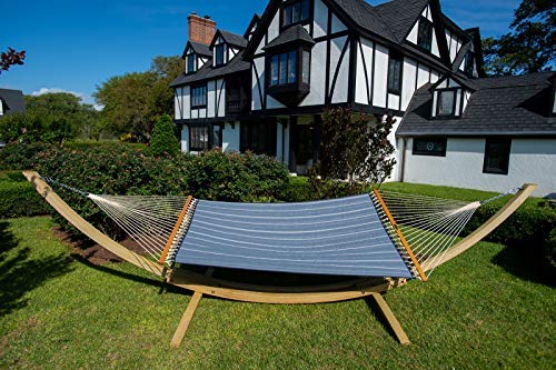 Hatteras Hammocks 15 ft. Cypress Wood Hammock Stand - 4-Ply Roman Arc Design, 450 lb Capacity, Rust-Resistant Hardware - Award-Winning Handcrafted Outdoor Furniture for Patio, Backyard & Beach Relaxation