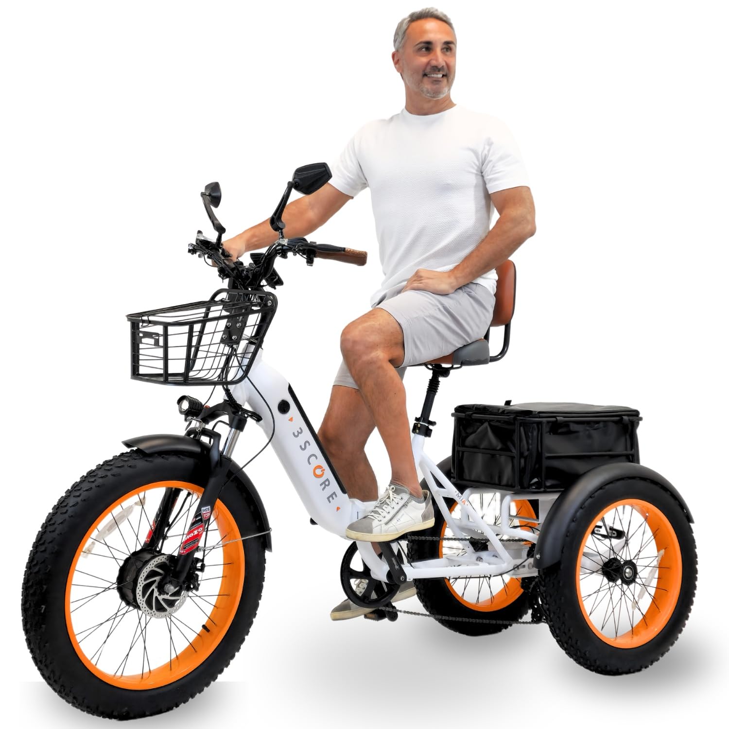 750W Electric Fat Trike with 48V Lithium Battery - Foldable 24