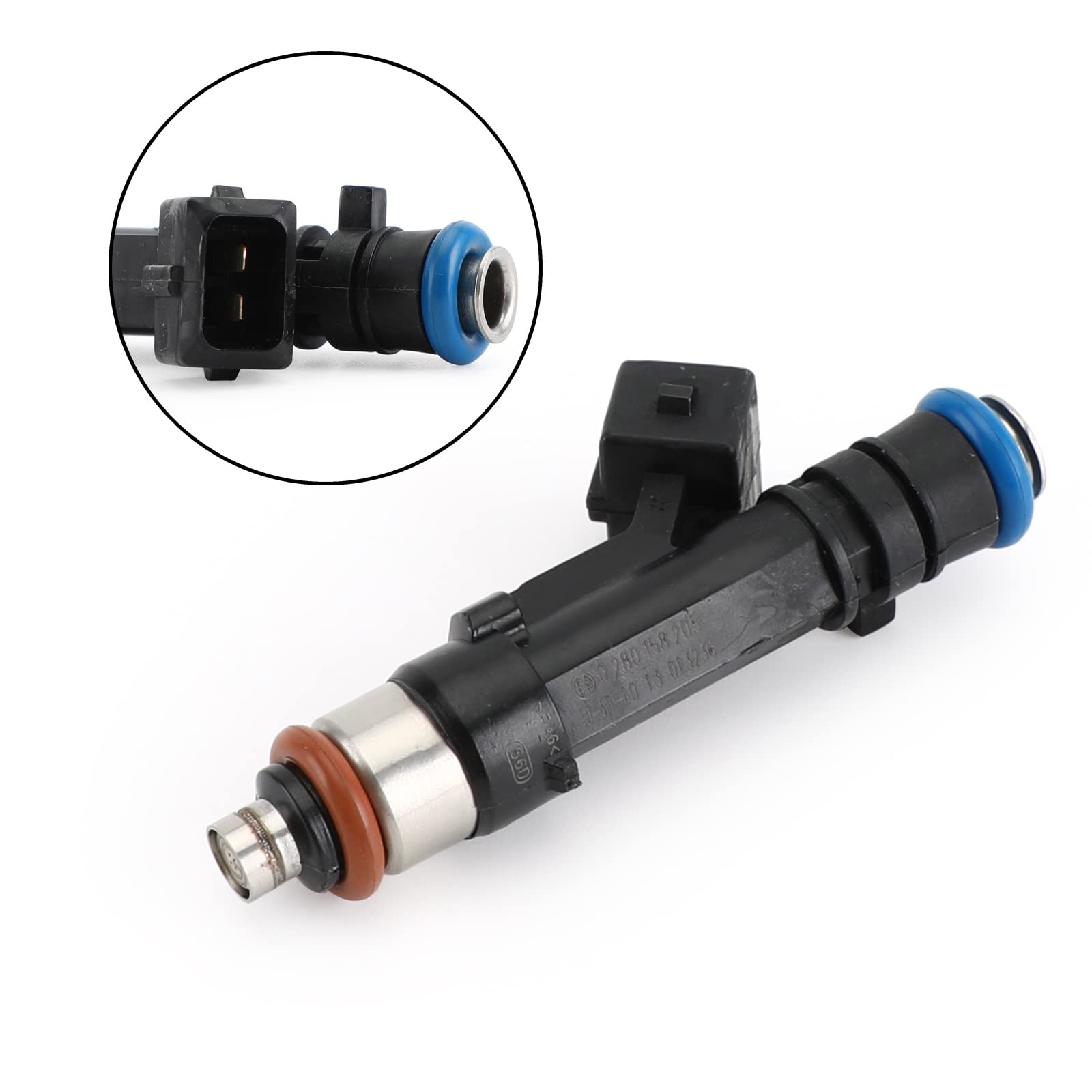 1PCS Fuel Injector 0280158205 - Compatible with Buick & Chevrolet 2011-2016 1.4L I4 Engine - High Performance Auto Replacement Part for Smooth Acceleration & Fuel Efficiency