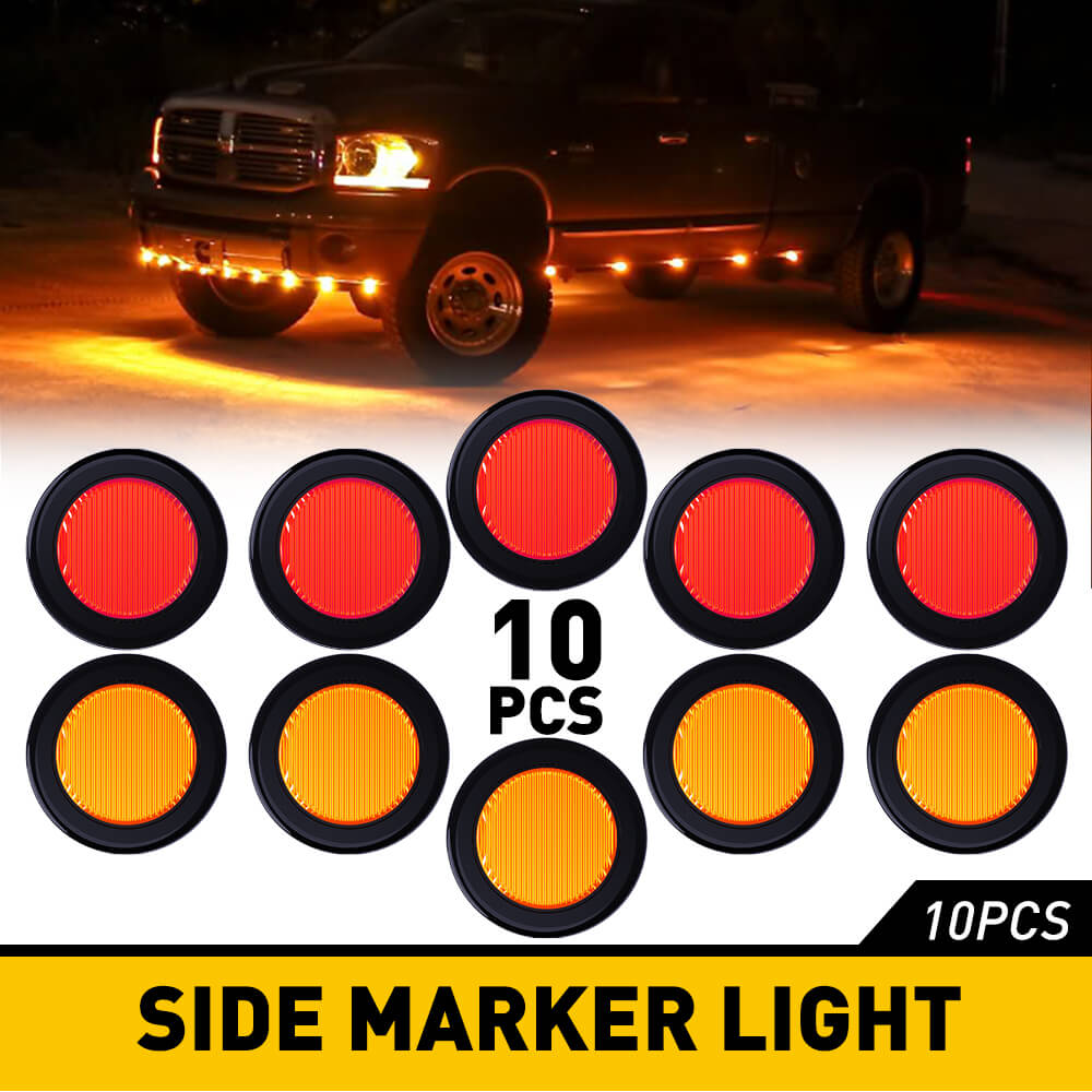 Yellow light(5pcs)+Red light(5pcs)