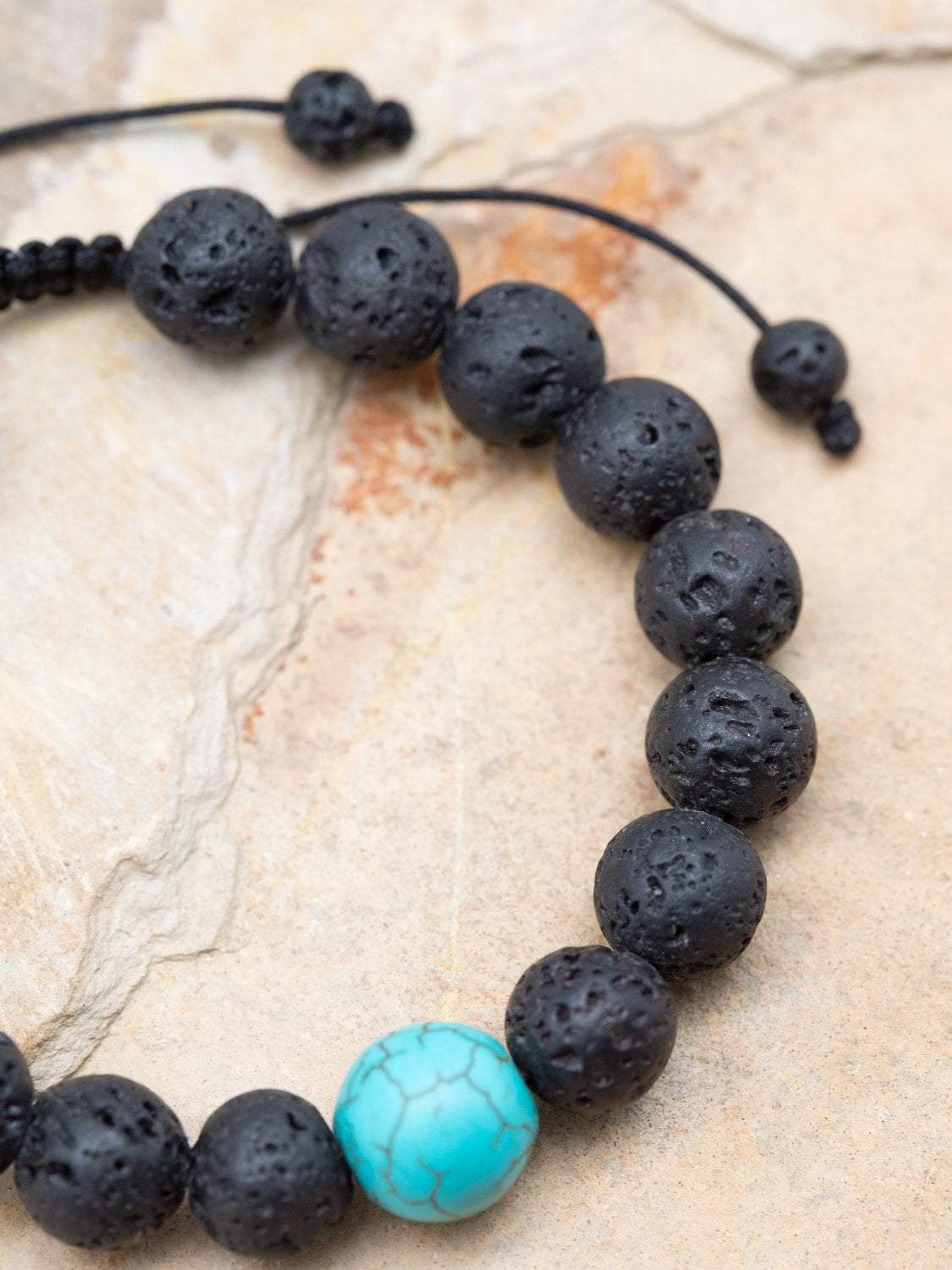 Natural Lava Rock Bracelet for Grounding & Stress Relief - Unisex Healing Stone Jewelry for Meditation, Yoga & Spiritual Wellness