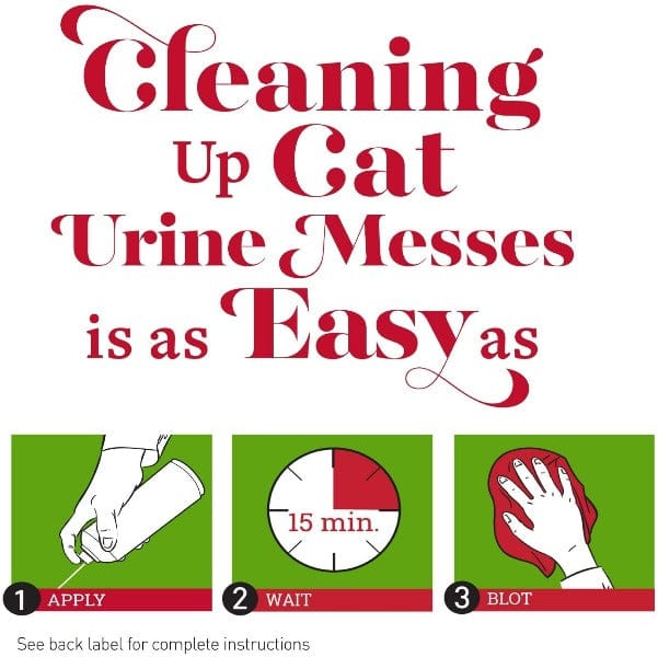 Nature's Miracle Cat Urine Destroyer Foam - Enzyme-Powered Stain & Odor Eliminator for Carpets, Furniture & Litter Boxes | Perfect for Pet Accidents & Multi-Surface Cleaning