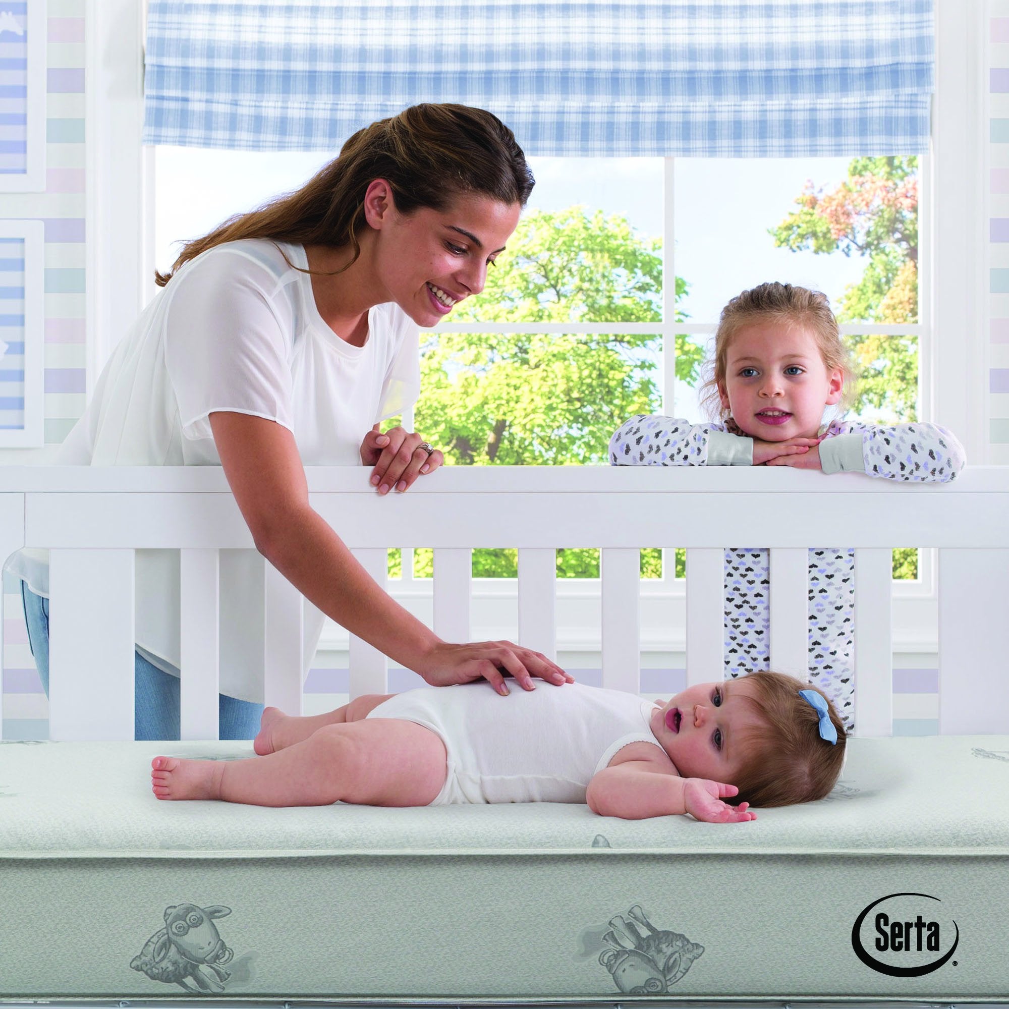 Serta Perfect Embrace Crib and Toddler Mattress - Breathable, Waterproof & Hypoallergenic Baby Mattress for Safe Sleep | Nursery & Daycare Essentials