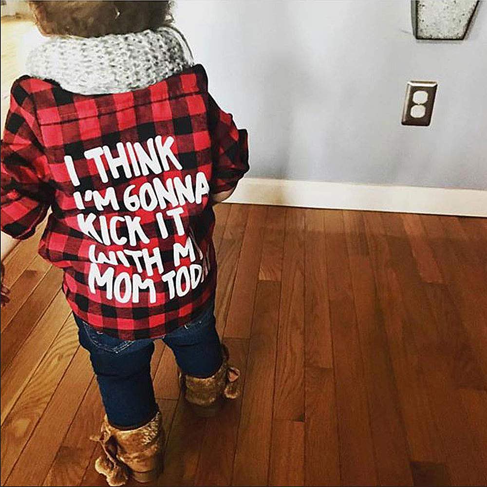 Toddler Long Sleeve Plaid Shirt for Boys & Girls - Warm Winter & Spring Top Coat for Kids | Perfect for Playdates, School & Outdoor Activities
