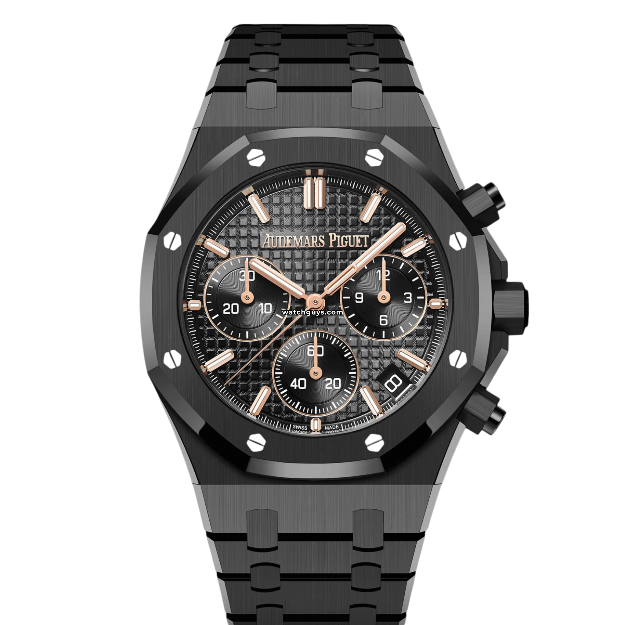 Audemars Piguet Royal Oak Chronograph 26240CE.OO.1225CE.02 Luxury Men's Watch - Black Ceramic Case & Bracelet - Automatic Movement - Perfect for Business Meetings & Special Occasions