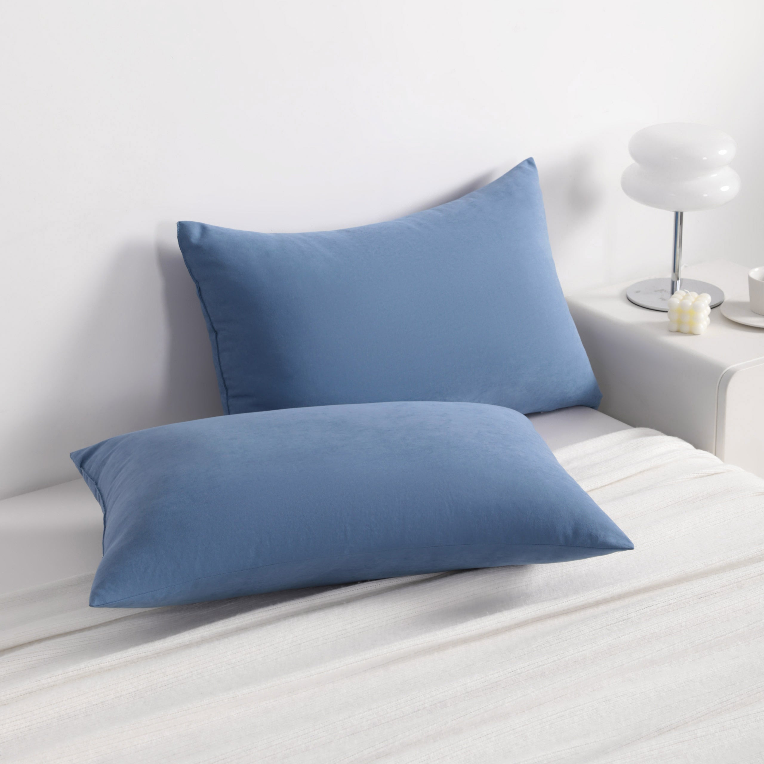 NTBAY Soft Down Alternative Pillows for Sleeping - Set of 2, Hypoallergenic & Breathable Bed Pillows for Side, Back, Stomach Sleepers - Perfect for Home, Hotel, Guest Room & Office Nap