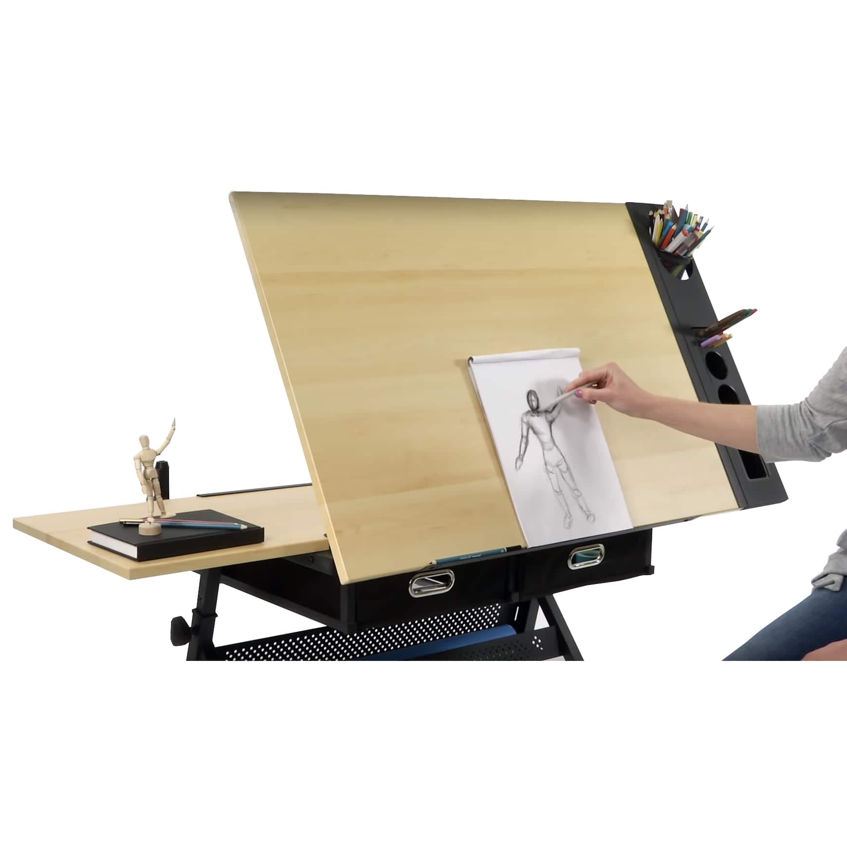 Artist’s Loft Arts and Crafts Creative Center - Adjustable Art Desk with Storage | Perfect for Painting, Drawing & DIY Projects | Kids & Adults Craft Station for Home, Studio or Classroom