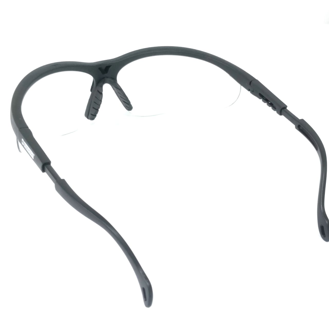 Ultra Lightweight Clear Lens Wrap Around Safety Glasses - ANSI Z87.1 Certified for Eye Protection - Perfect for Woodworking, Construction, and DIY Projects