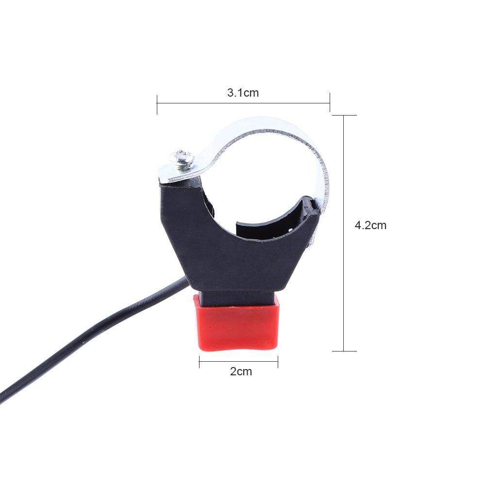 Universal 22mm Kill Switch Button for Dirt Bikes, ATVs & Motorcycles - Waterproof Momentary Stop Switch for Handlebar | Off-Road, Motocross & Racing Use
