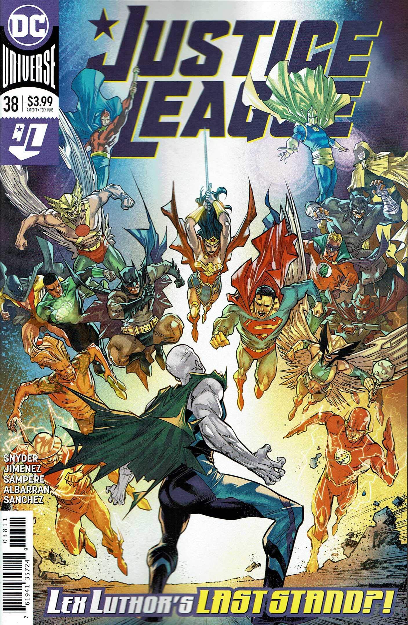 Justice League (4th Series) #38 VF/NM DC Comics - Scott Snyder Lex Luthor Storyline | Superhero Collectibles & Comic Book Gifts for Fans