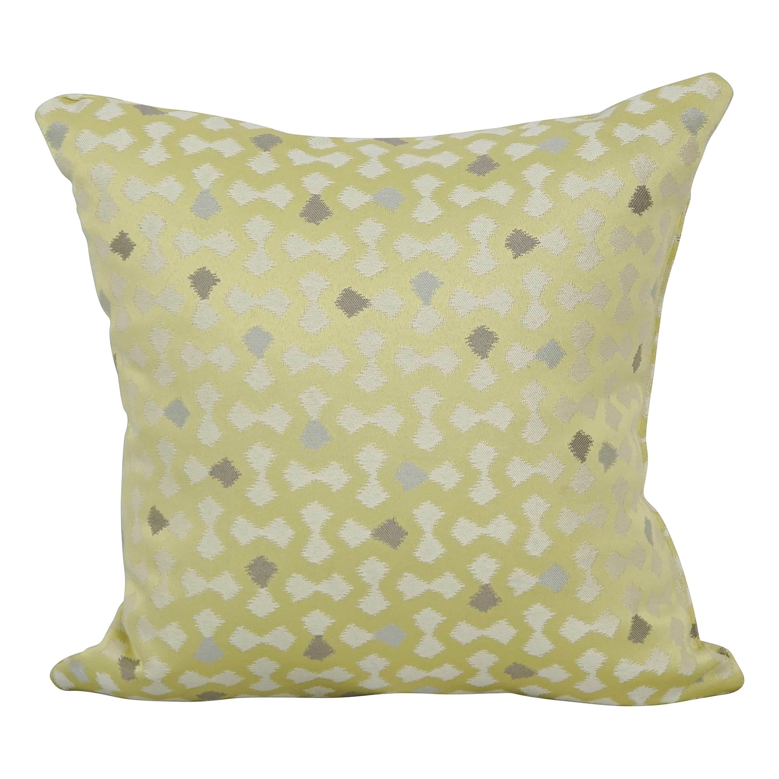 Blazing Needles 17-inch Square Polyester Jacquard Throw Pillows - Set of 4, Talamols Pineapple Pattern - Perfect for Sofa, Bed, Couch & Home Decor