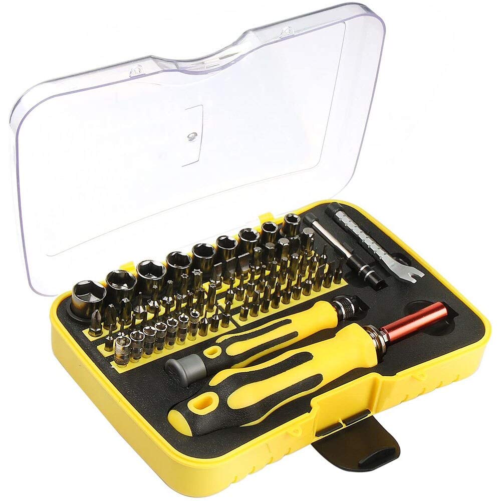 71-Piece Professional Magnetic Screwdriver Set with Socket Bits - Precision Repair Tool Kit for Electronics, Phones & Household DIY Projects