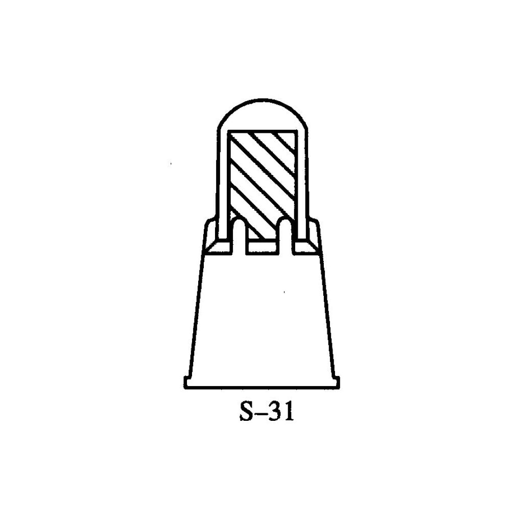 3M Closed End Connector - Nylon Insulated with Copper Insert (S 31 A, Bulk Pack) - Ideal for Electrical Wiring, Automotive Repairs, and DIY Projects