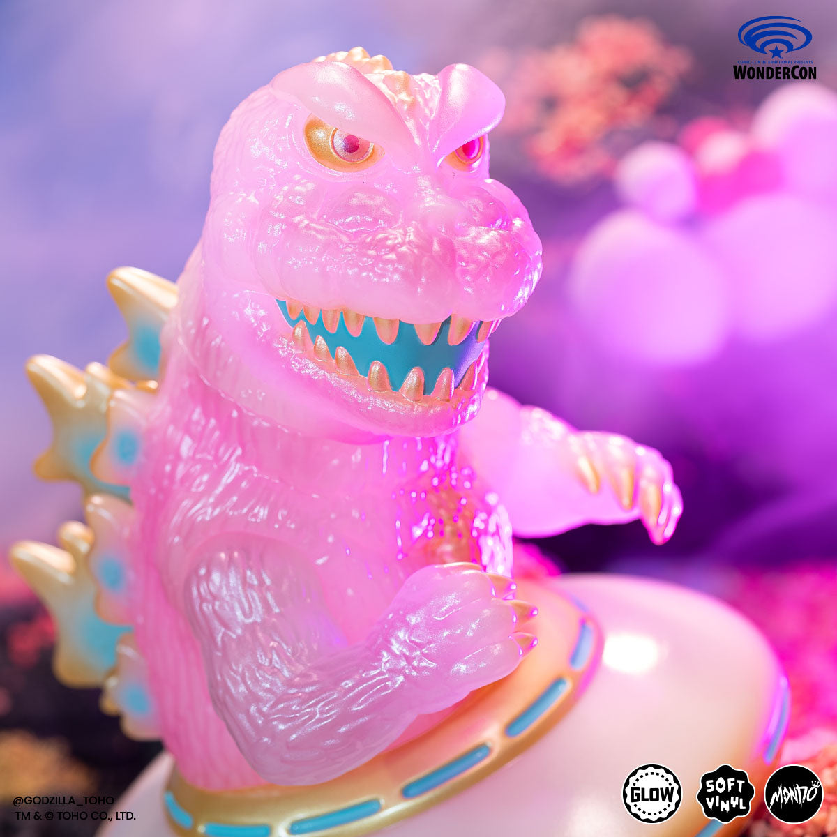 Godzilla UFO Soft Vinyl Figure - Cherry Blossom Limited Edition Collectible Toy for Anime Fans | Perfect for Display, Gifts & Pop Culture Collections