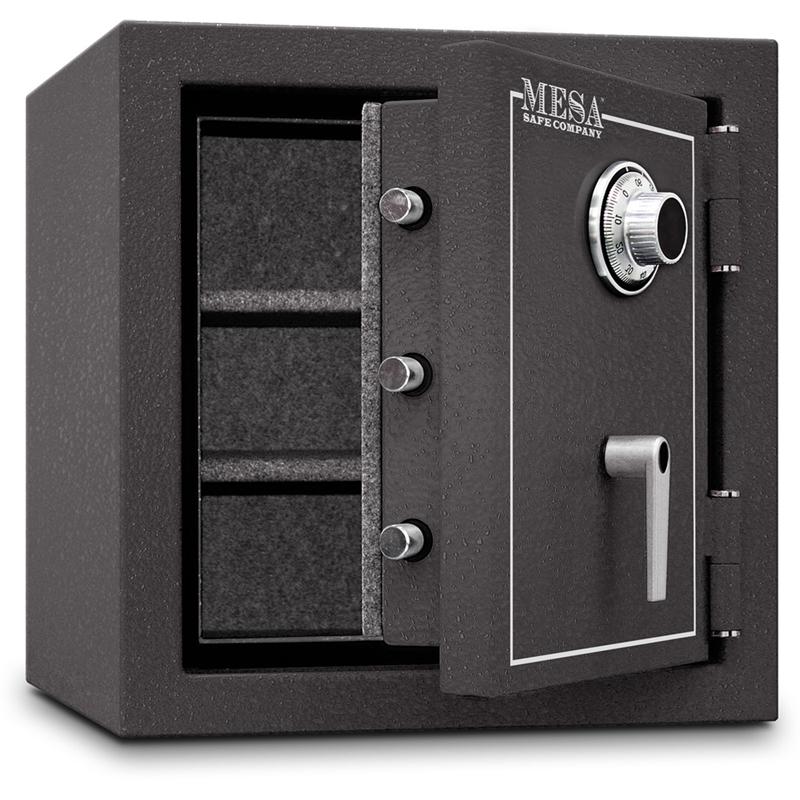 MBF2020C Burglary & Fire Proof Safe with Combination Lock - Home & Office Security for Cash, Documents & Valuables Protection