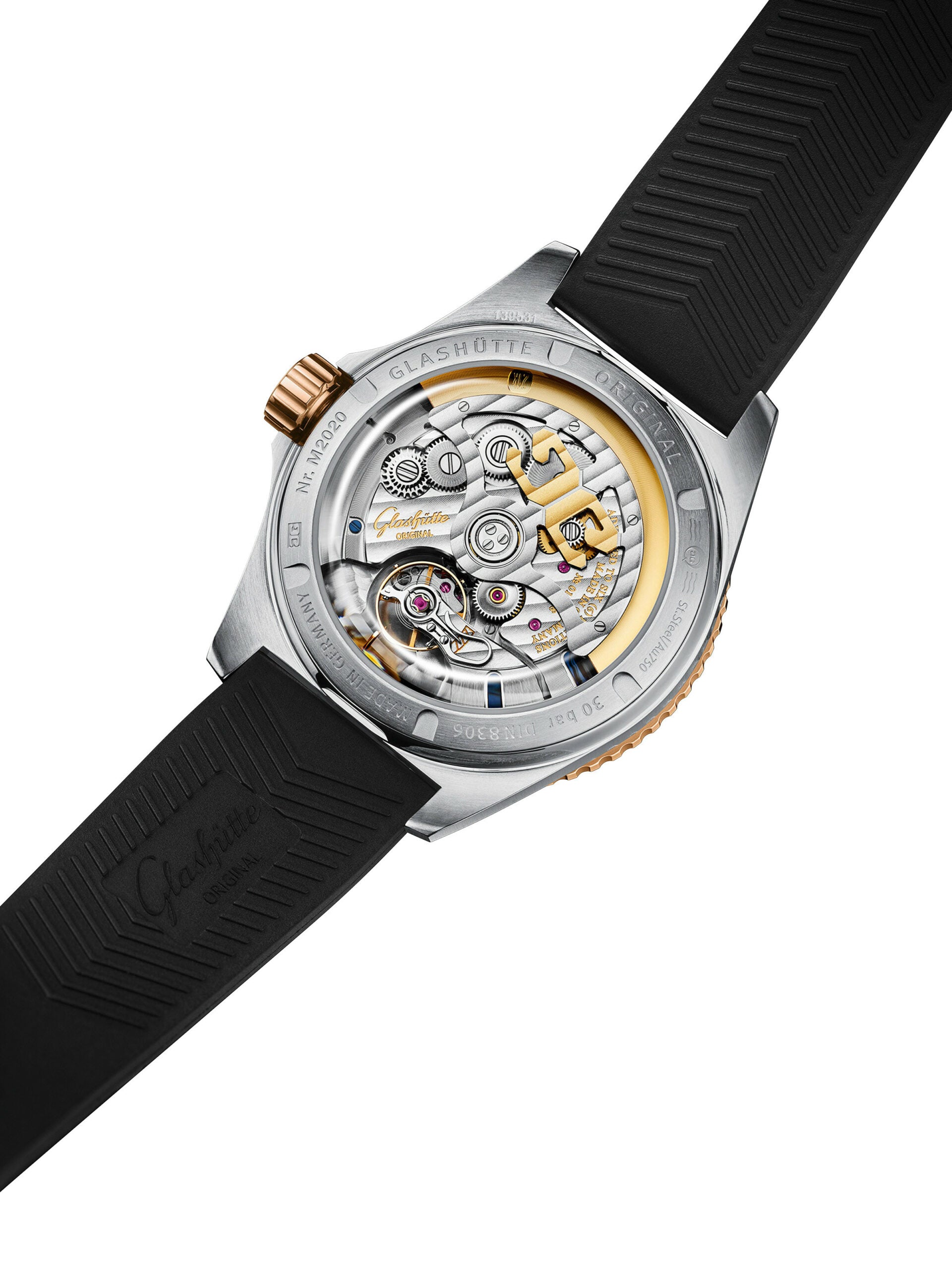 Glashutte Original Spezialist SeaQ Panorama Date Men's Luxury Dive Watch - Stainless Steel & 18K Red Gold - Waterproof Chronometer for Professional Divers & Watch Collectors | Perfect for Deep Sea Diving, Yachting & Formal Occasions