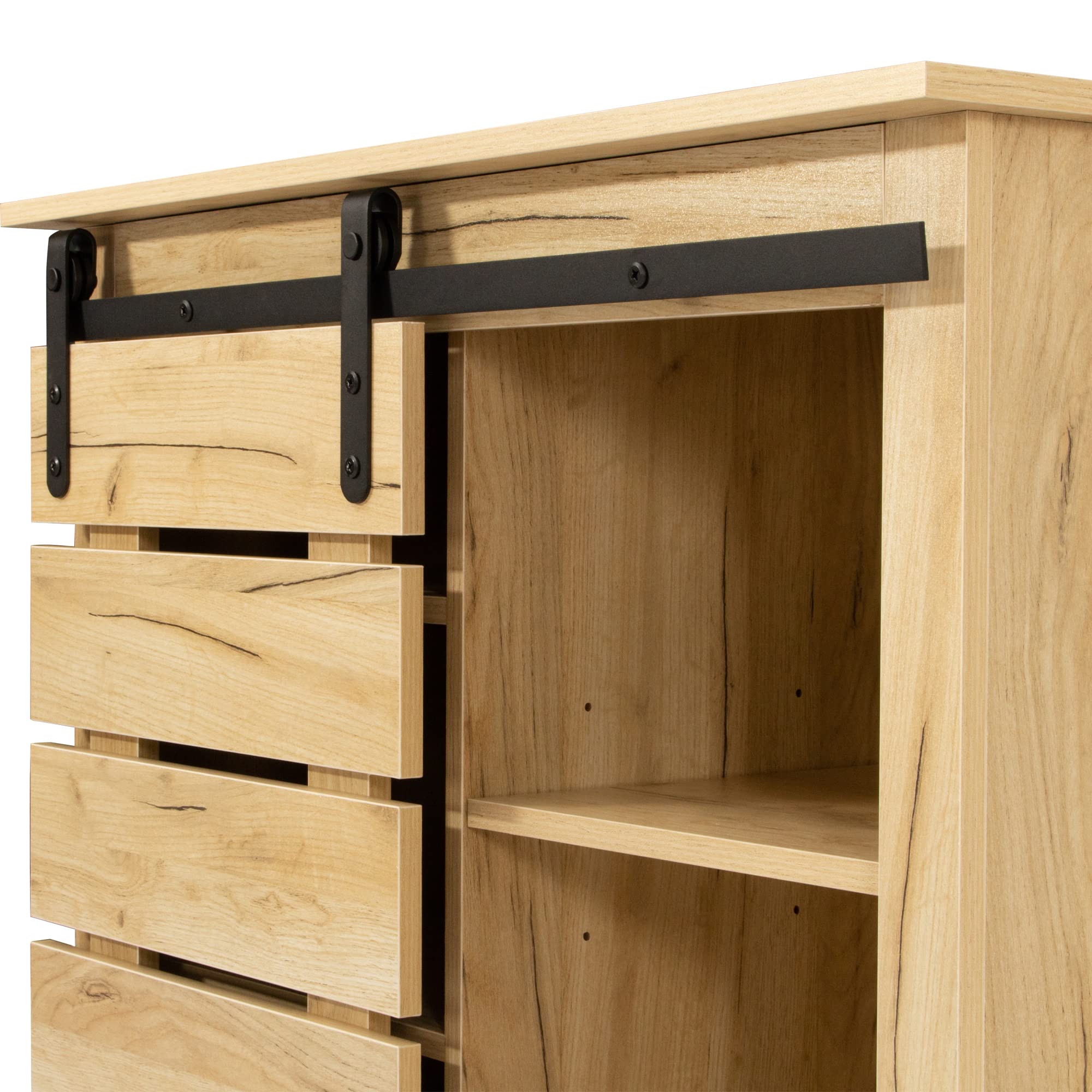 Yoglad Modern Buffet Sideboard Storage Cabinet with Shelf - Stylish Living Room Console for Home Organization & Decor | Perfect for Dining Room, Hallway & Entryway Storage