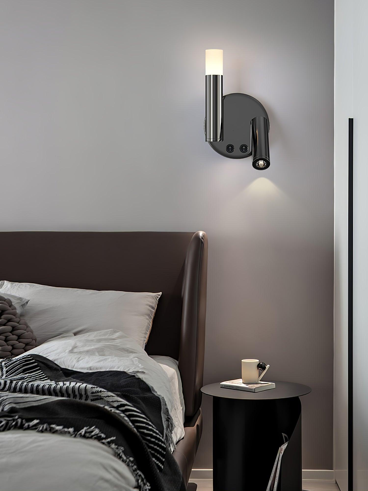 Fedde Modern Wall Lamp - Sleek LED Sconce Lighting for Bedroom, Living Room & Hallway - Energy Efficient Indoor Wall Light Fixture