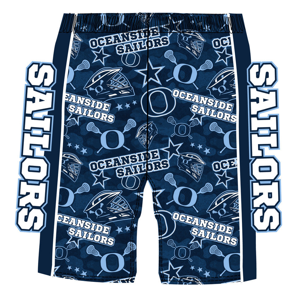Men's & Boys' Oceanside Lacrosse Shorts - Breathable Athletic Shorts for Lacrosse, Soccer & Training - Perfect for Sports Practice & Casual Wear