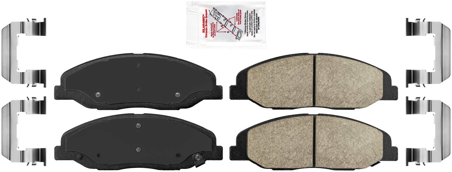 High-Performance Disc Brake Pad Set for Cadillac CTS & STS - Front & Rear Brake Pads Replacement - Perfect for City Driving, Highway Commuting & Performance Upgrades