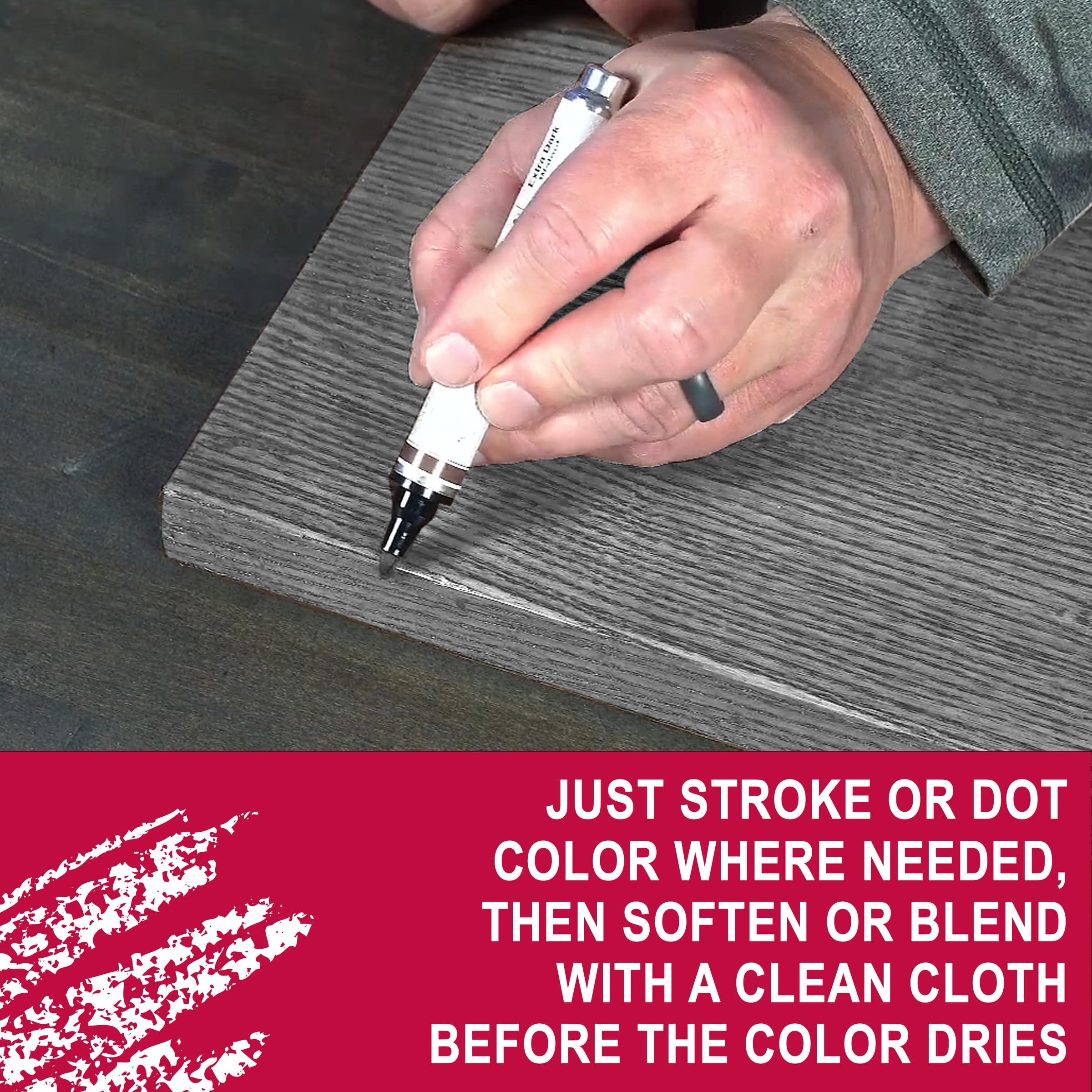 Mohawk Pro-Mark® Touch Up Wood Markers - Autumn Harvest KMC | Scratch Repair for Wood Furniture, Tables, Desks, Frames | Perfect for Home & Office Wood Touch-Ups