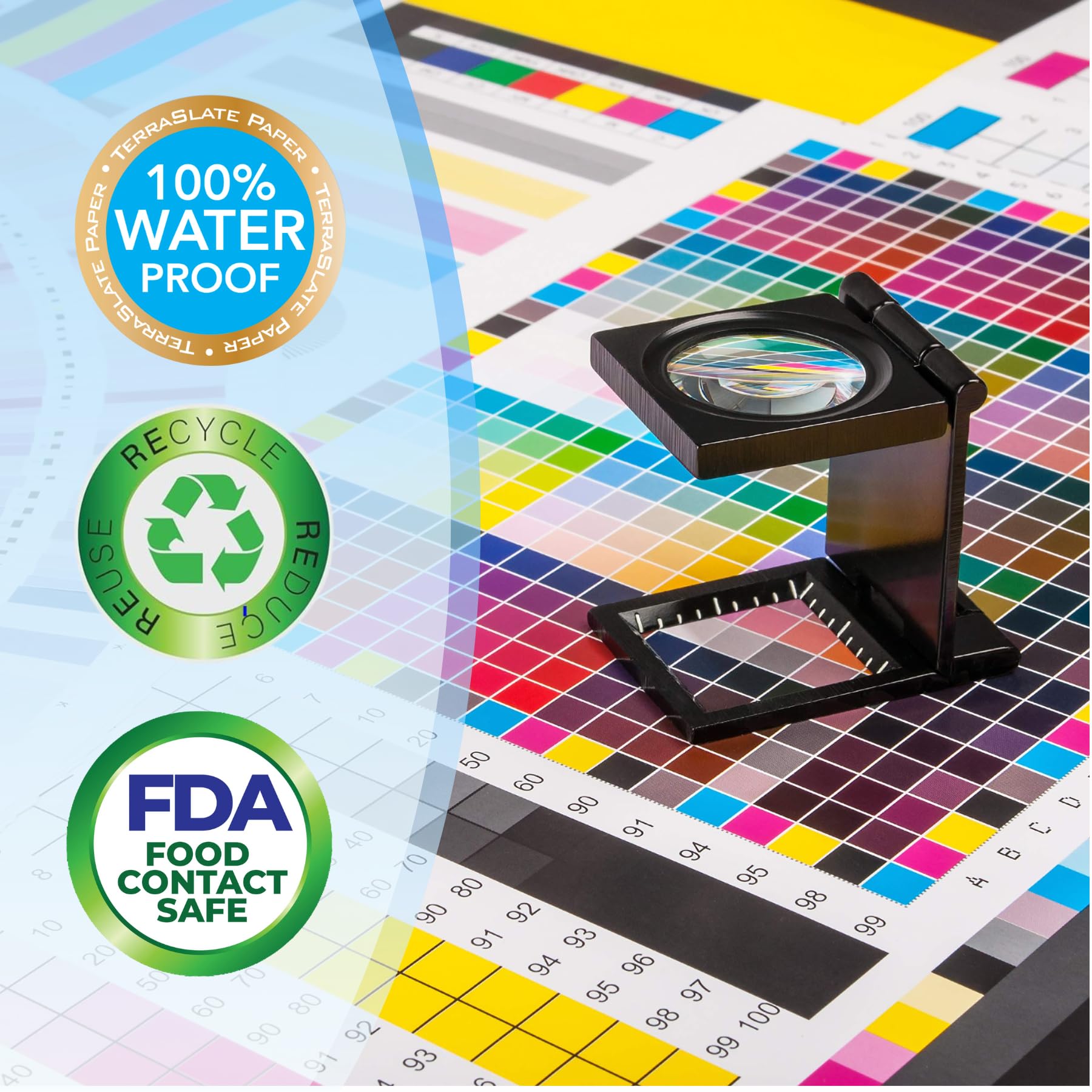 Waterproof Copy Paper - Hydronote 54lb Multipurpose 8.5” x 11” Printer Paper, Bulk 1500 Sheets for Inkjet & Laser Printers - Rainproof, Weatherproof, Tear-resistant for Outdoor Use, Boating, Camping & Wet Environments