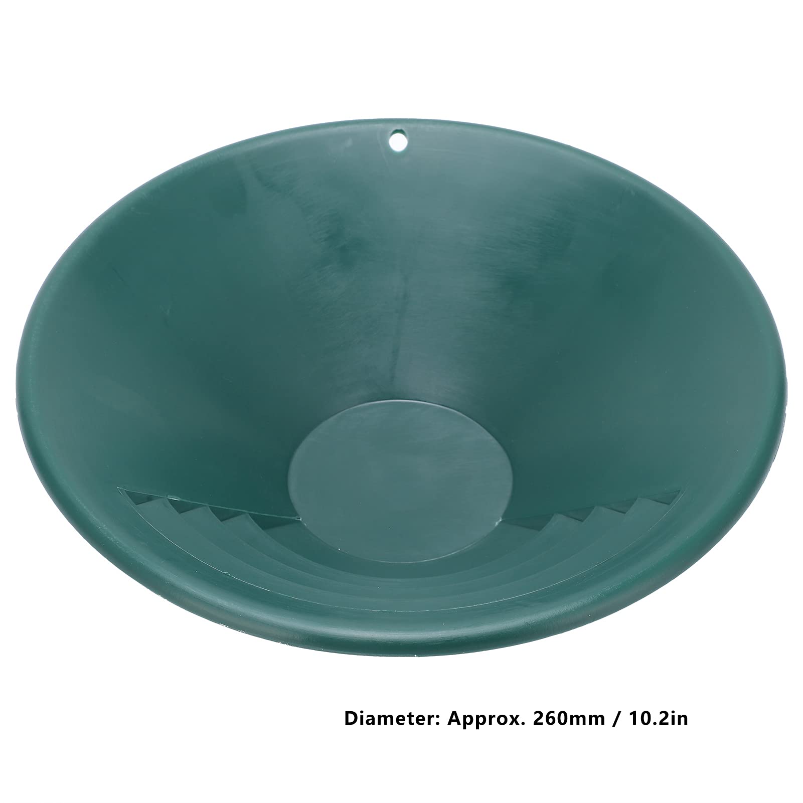 **Professional 260mm Gold Washing Pan - ABS Gold Panning Sieve Classifier with Green Tray for Prospecting & Mining - Perfect for Outdoor Adventures, River Gold Hunting & Treasure Hunting**