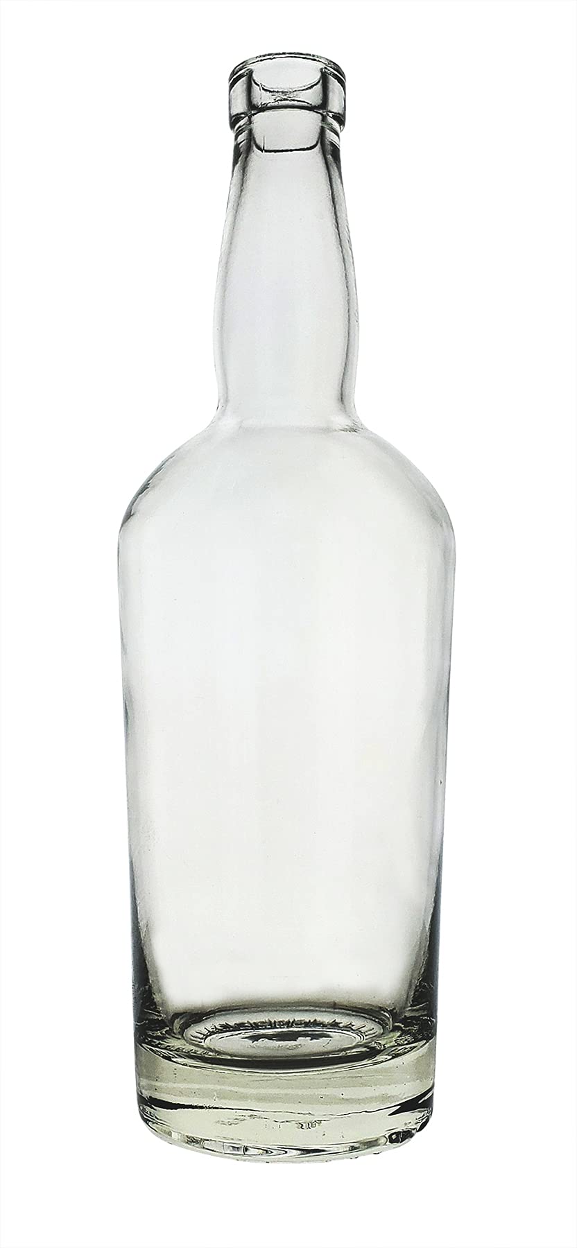 Premium Tennessee Flint Bar Top Spirit Bottles - Single Glass Whiskey Bottle for Home Bar, Gifts & Cocktail Mixing