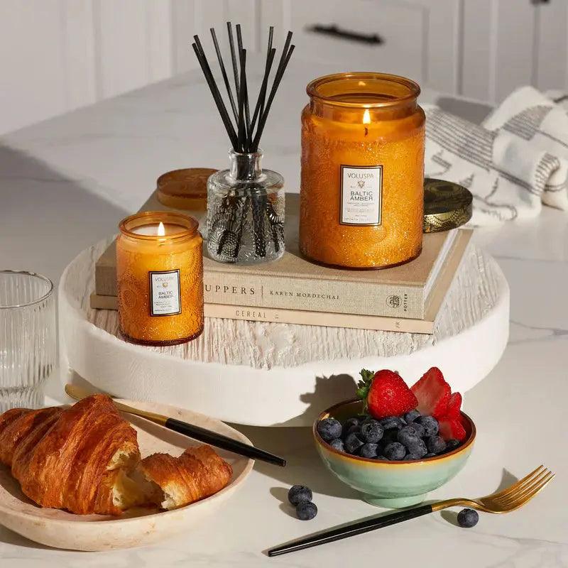 Premium Baltic Reed Diffuser Set - Natural Aromatherapy Essential Oil Diffuser for Home, Office & Spa - Long-Lasting Fragrance for Relaxation & Stress Relief