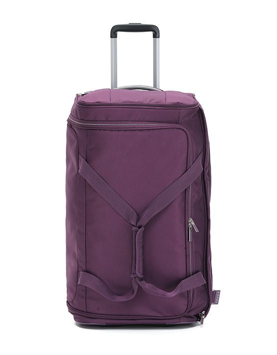 Tosca TCA720 WB Vega 29-Inch Wheeled Duffle Bag in Plum - Perfect for Travel, Gym & Weekend Getaways