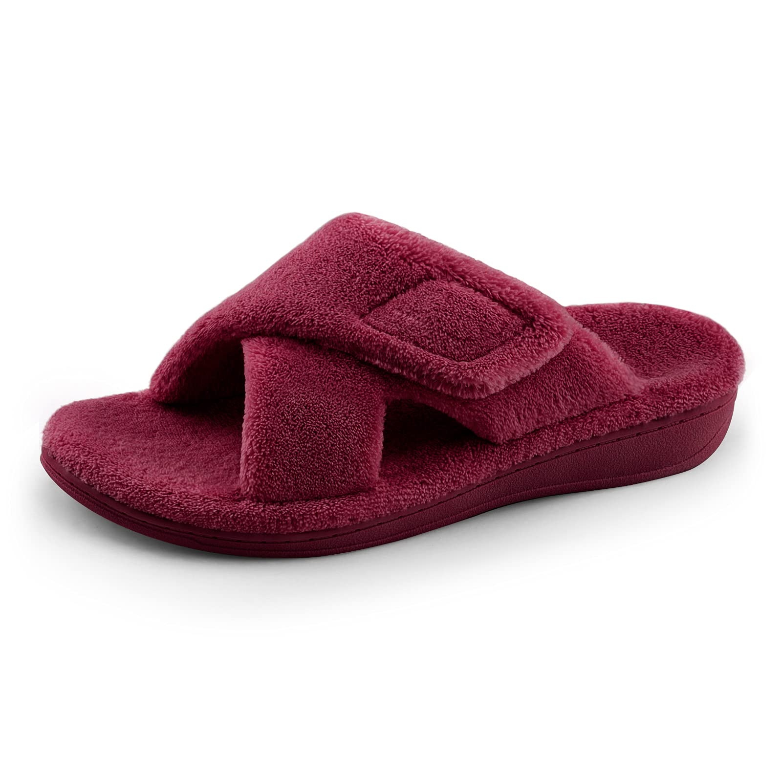BCSTUDIO Women's Fuzzy House Slippers with Orthotic Arch Support - Fluffy Cozy Slides for Women - Perfect for Indoor Comfort, Relaxation & Home Wear