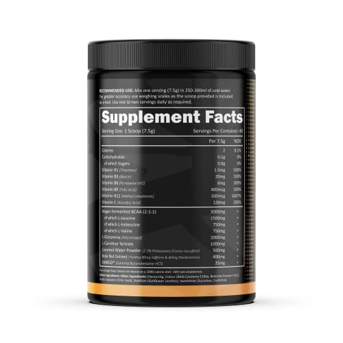 Efectiv Nutrition Amino Lean 240g - Sunset Mango Flavor | Pre-Workout & Post-Workout Recovery Supplement for Energy & Muscle Growth | Ideal for Gym, Fitness & Bodybuilding