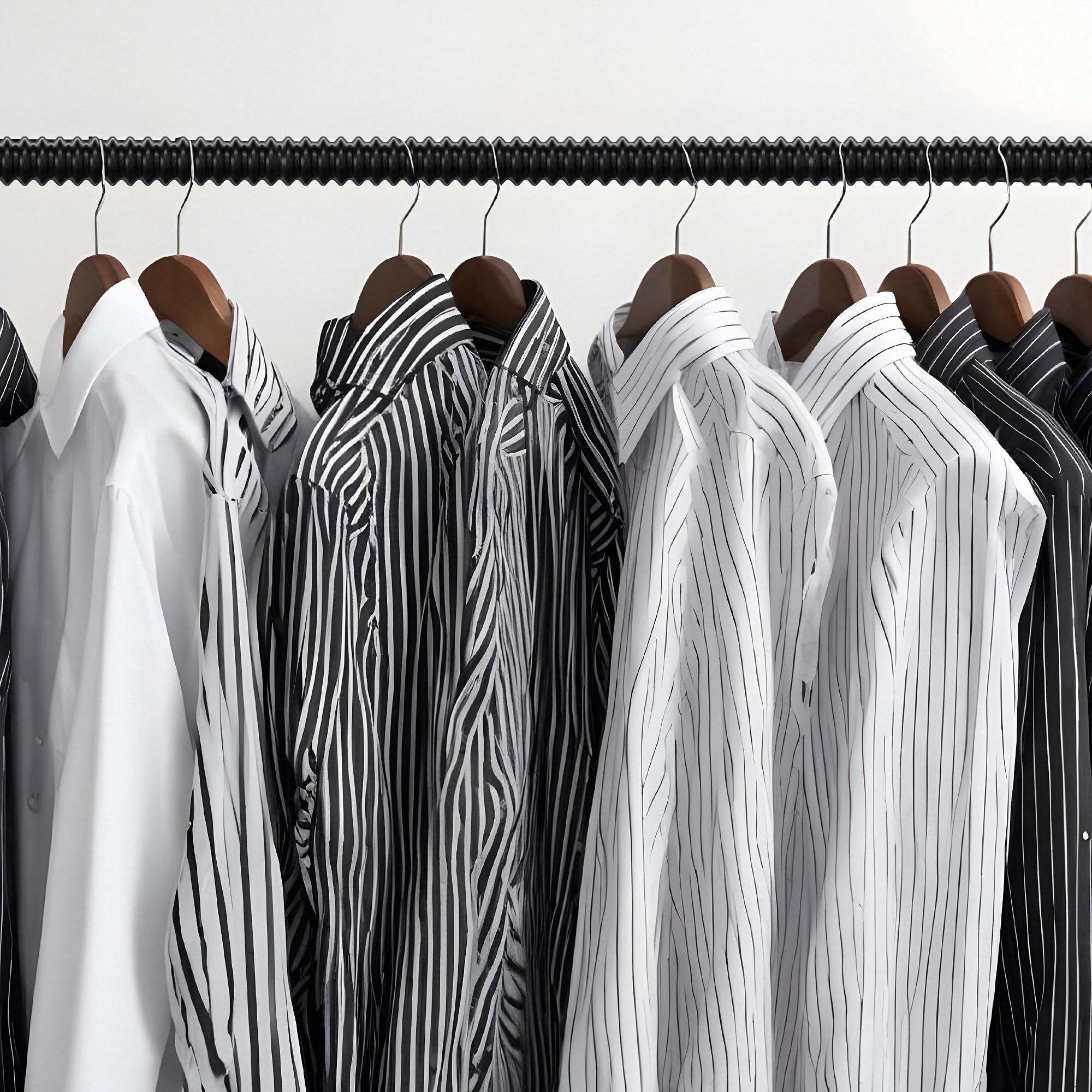 ClosetCadet Closet Organizer - Space-Saving Hanger Dividers with BPA-Free Rod Protectors - Universal Fit for All Closet Rods & Hangers - Perfect for T-Shirts, Blouses & Wardrobe Organization (Ideal for Small Closets & Apartment Living)