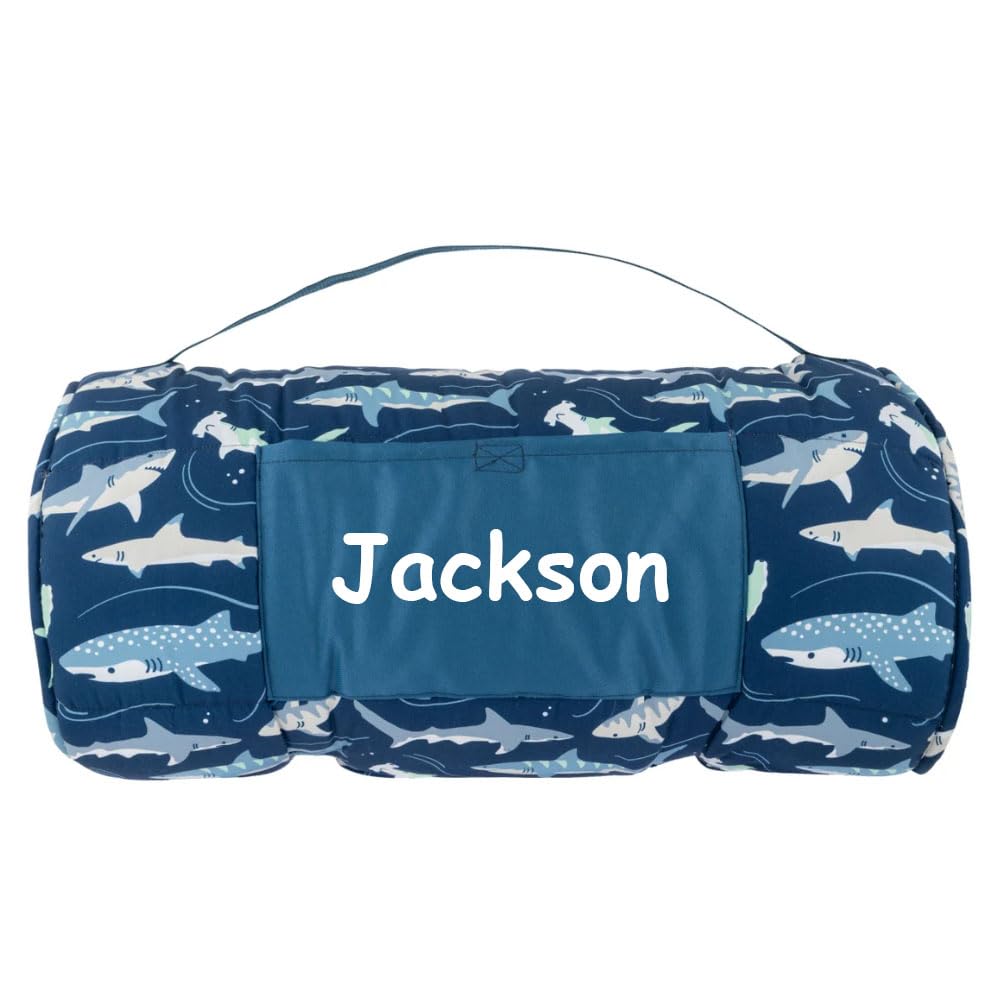 Stephen Joseph Nap Mat for Kids - Soft & Comfortable Travel Sleeping Mat for Daycare, Preschool & Home Use - Machine Washable & Portable for Easy Storage